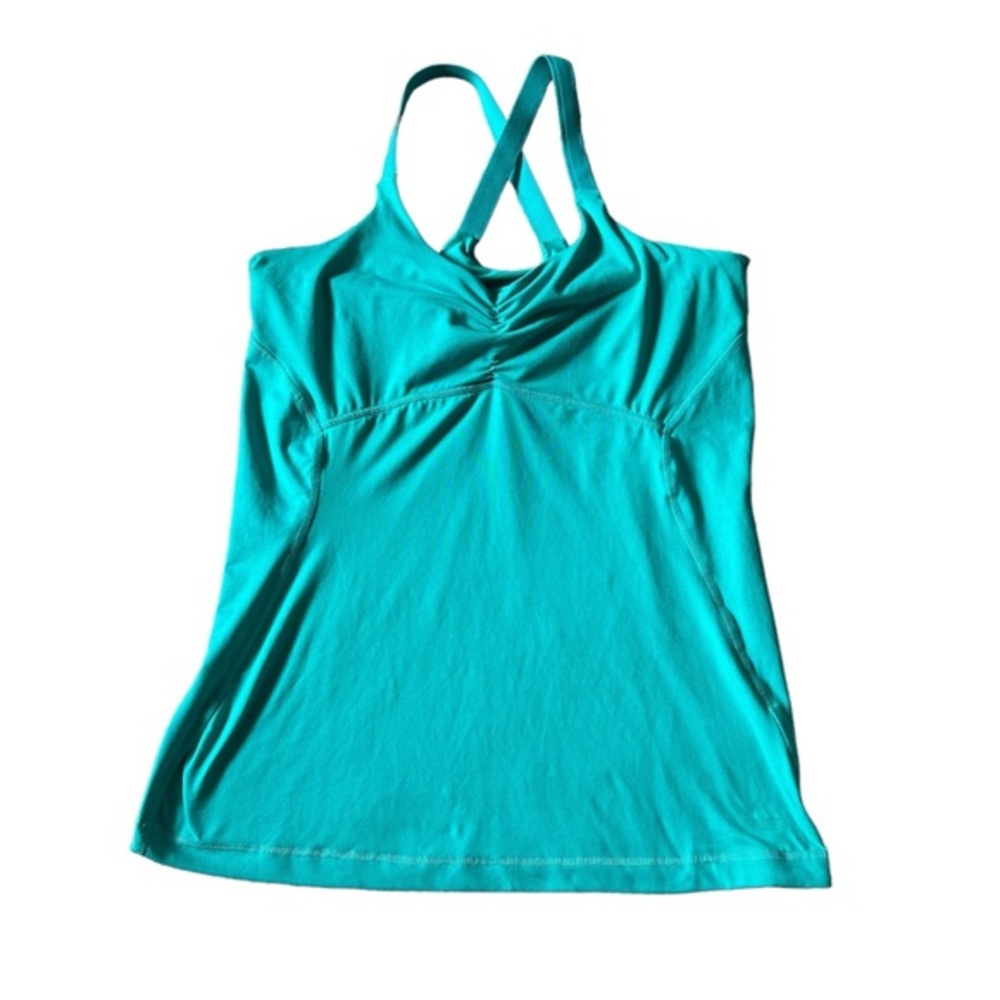 ADIDAS EMPOWER TANK ULTRA GREEN TEAL AQUA TOP M